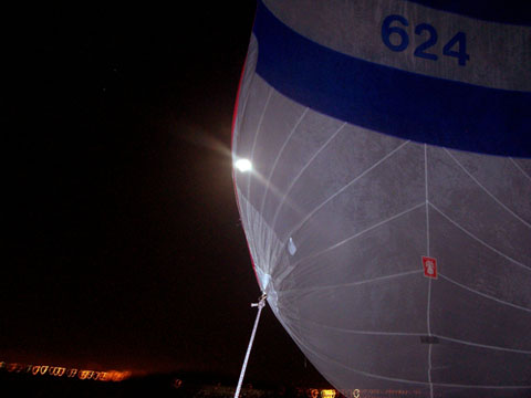 Spinnaker at midnight