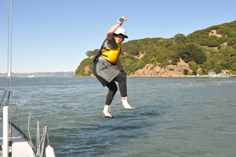 Nathan jumps