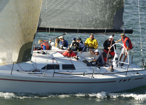 TNT Tripp 43 upwind