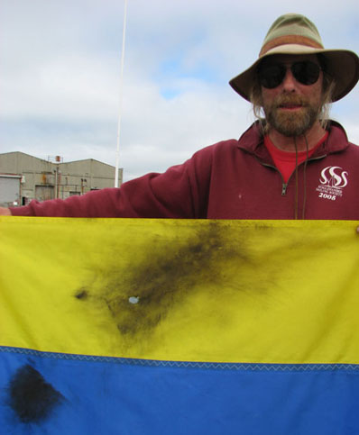 Rob and the wholey flag