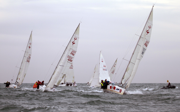 rounding the mark