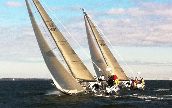 upwind leg on Saturday