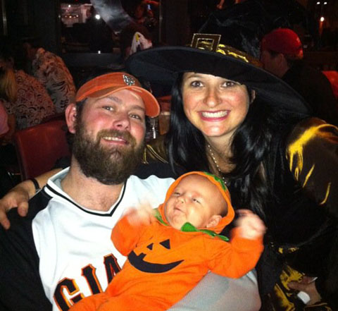 The Fennells in costume at the Great Pumpkin