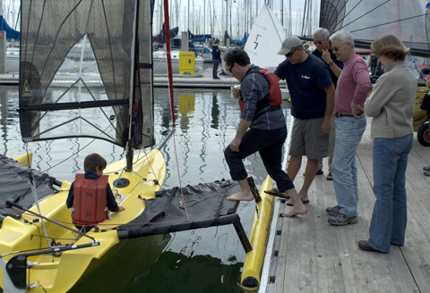 Weta at the dock