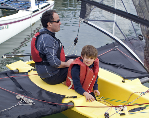 Weta sails off