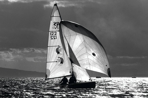 single K6 sailing