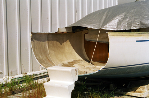 Start of the transom work