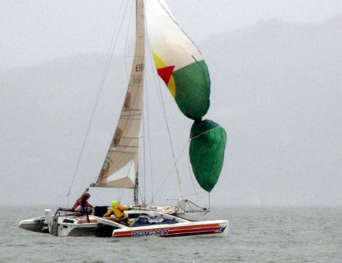Origami in the multihull start