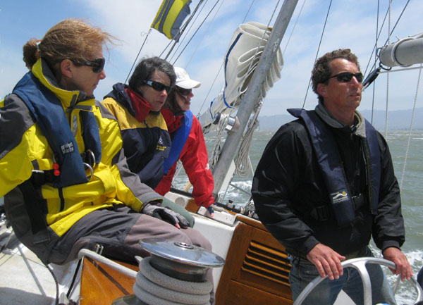 crew aboard Iolani