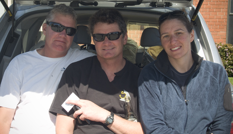 Bill, Simon and Claire back at RYC
