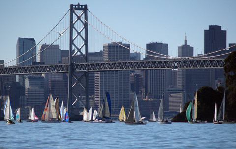 Bay Bridge parking lot