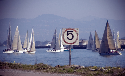 Five MPH sign