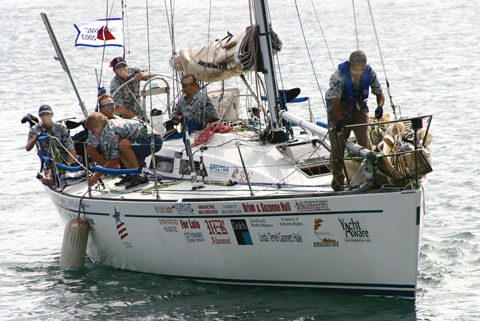 Challenged America Transpac crew