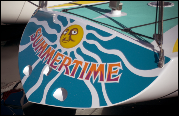 Summertime transom