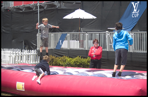Kids jumping