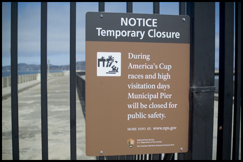 Aquatic park sign