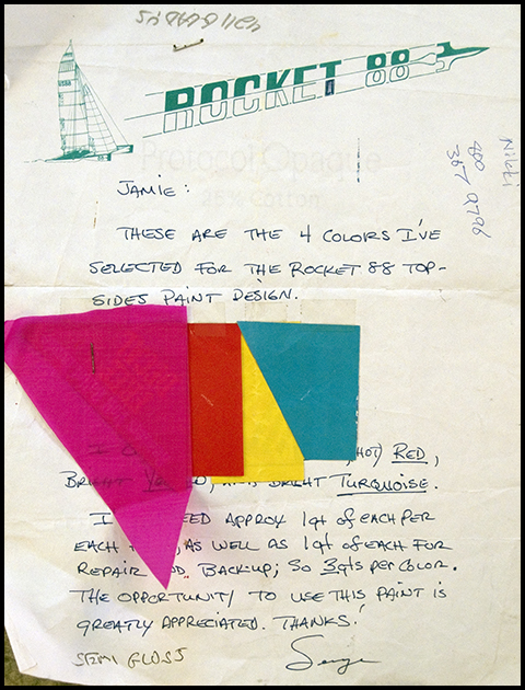 Rocket's original colors