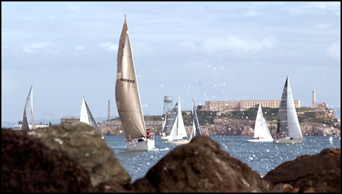 Through the rocks