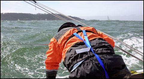 checking the water