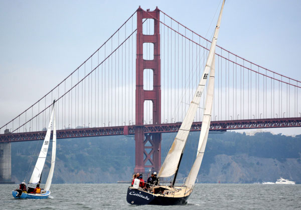 SYC race with GG Bridge